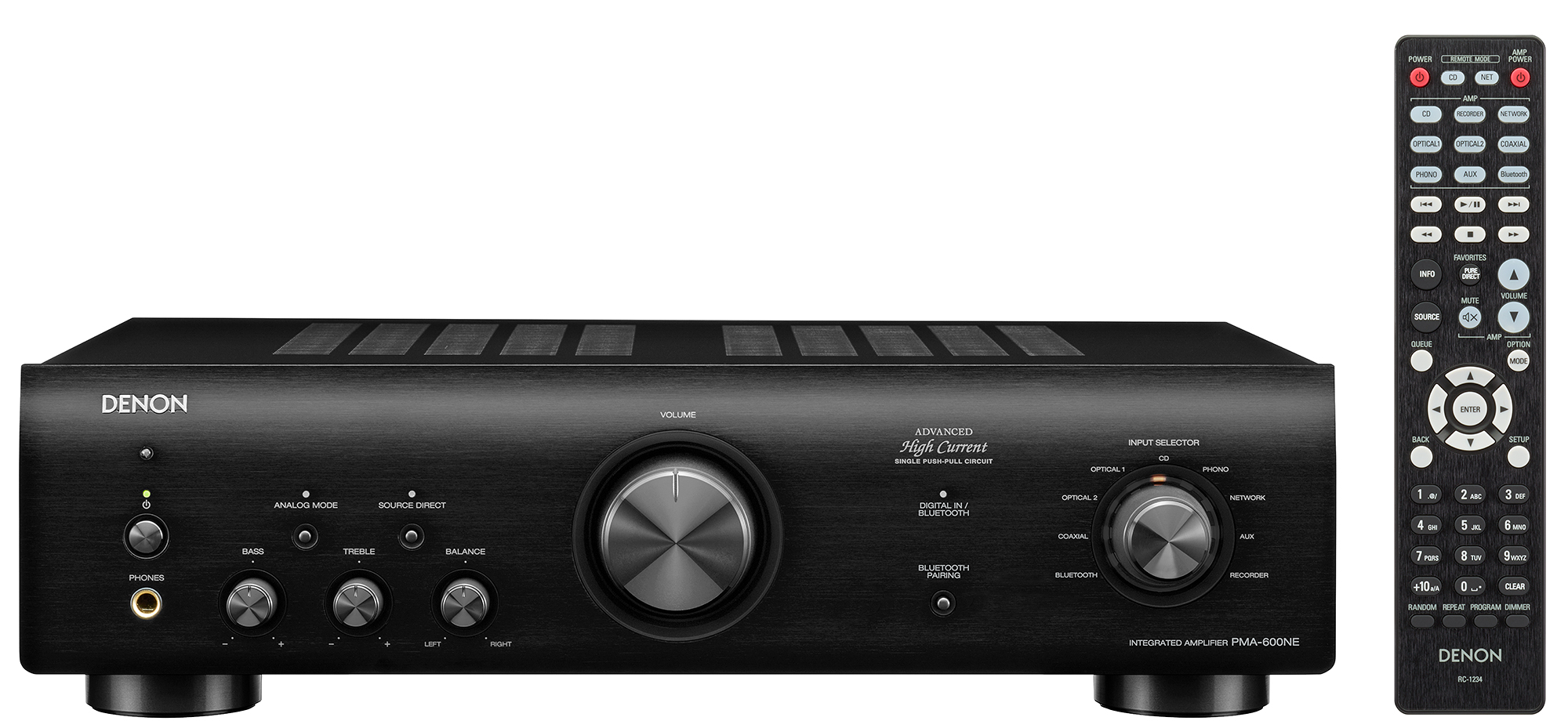 Denon PMA-600NE wzmacniacz zintegrowany czarny